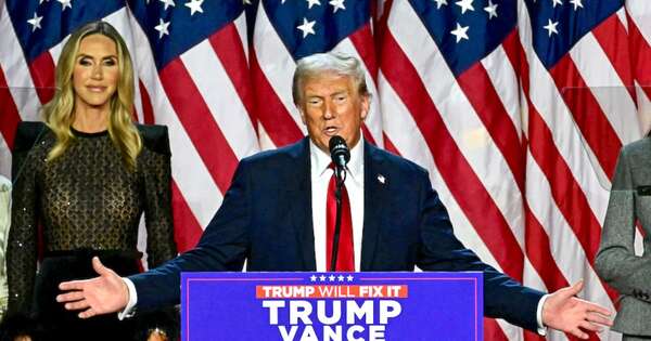 La Nación / Santiago Peña celebra triunfo electoral de Donald Trump