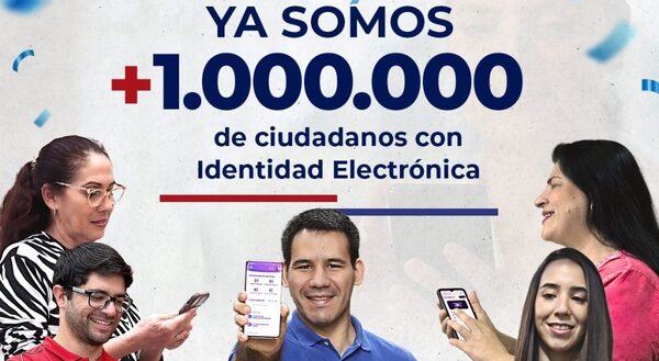Más de 1.000.000 de ciudadanos ya cuentan con identidad electrónica en Paraguay
