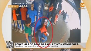 Concejal y vendedora se tomaron a golpes en Pedro Juan Caballero