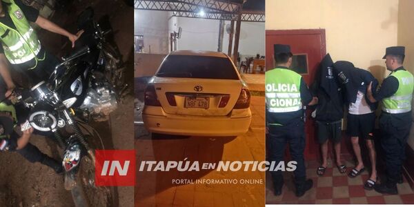 ROBO DE VEHÍCULO TERMINÓ CON PERSECUCIÓN DE PELÍCULA - Itapúa Noticias