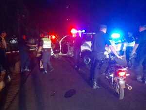 Aprehenden a dos sospechosos y recuperan vehículo robado tras intensa persecución en Cambyreta