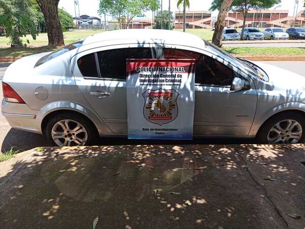 Auto incautado tras asalto a empresario resultó ser robado en Brasil