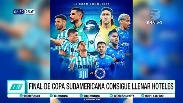 Final de la Sudamericana saturó la capacidad hotelera de Asunción