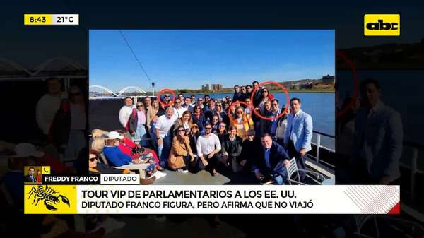 Saltan más detalles del tour vip de parlamentarios a EE. UU. - ABC Noticias - ABC Color