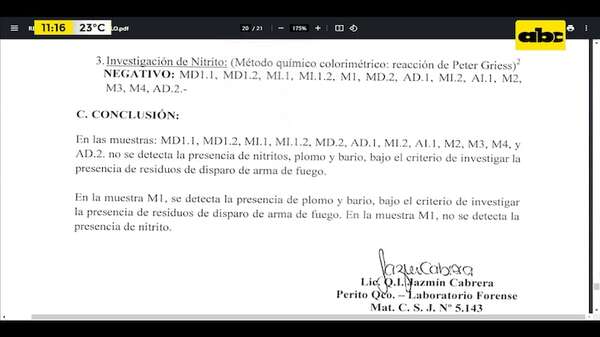 Lalo Gomes no disparó según informe balístico: ¿cómo seguirá la investigación? - ABC Noticias - ABC Color