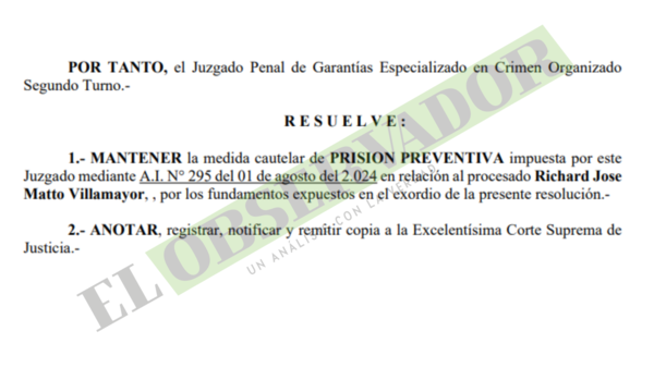 Peligro de fuga “claramente latente” impide medidas menos gravosas para supuesto narco