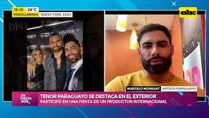Tenor paraguayo destaca en Miami: Marcelo Monraht en fiesta de un productor internacional - Ensiestados - ABC Color