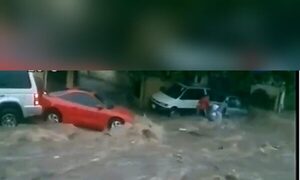 (VIDEO)Recordaron a “César” en medio de raudales