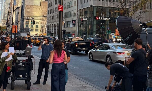Nadia Ferreira mostró todo el despliegue de una producción en Nueva York, en la que ella es la protagonista