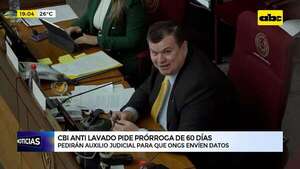 Video: Comisión “Antilavado” pide prórroga de 60 días para seguir operando contra las ONG - ABC Noticias - ABC Color
