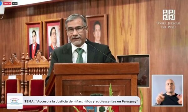Ministro Ramírez Candia abordó acceso a la justicia de la niñez en Encuentro Internacional en Perú