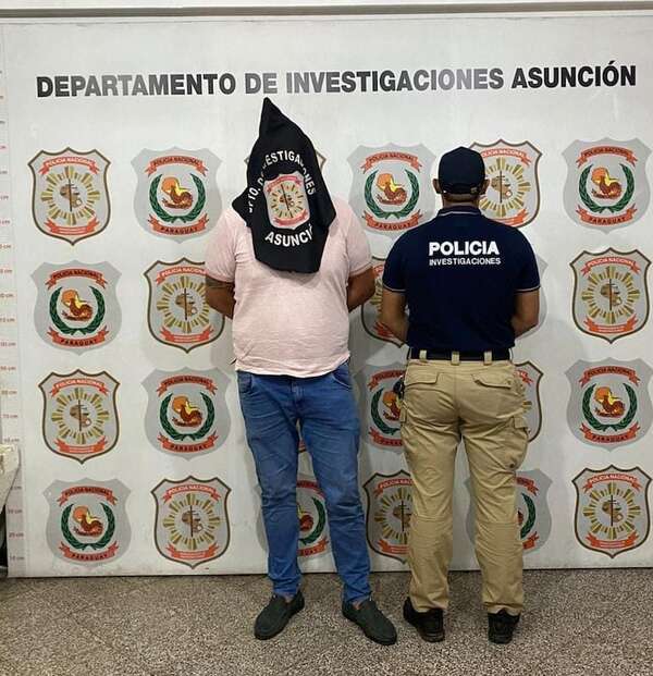 Detienen a un hombre con órdenes de captura y 12 antecedentes penales en Asunción - Policiales - ABC Color