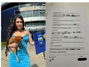 (VIDEO) Hortensia, la gallina de Laurys Divas, firmó contratazo publicitario y la influencer katu ganó premiazo avei!