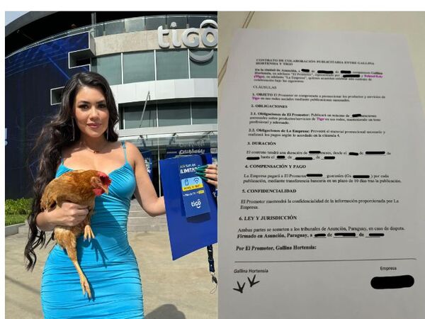 (VIDEO) Hortensia, la gallina de Laurys Divas, firmó contratazo publicitario y la influencer katu ganó premiazo avei!
