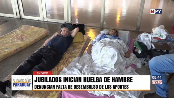 Jubilados municipales hacen huelga de hambre para poder cobrar