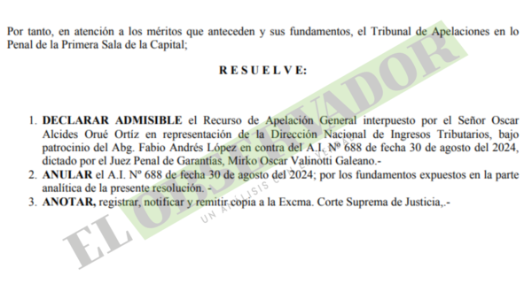 Cámara anula desestimación de denuncia a Juan Villalba por “defectuosa” en su falta de fundamento