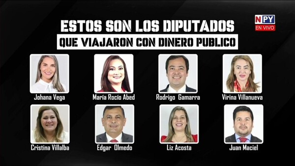 Tour de diputados costó al contribuyente G. 266 millones