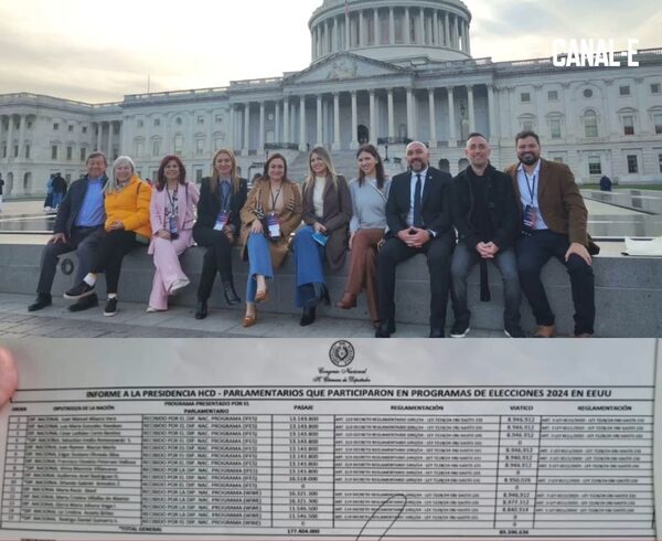 266 MILLONES PAGAMOS TODOS PARA QUE LOS DIPUTADOS SE PASEEN POR EEUU