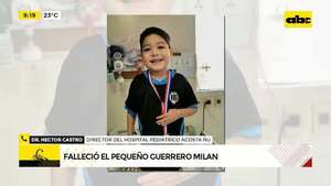 Partida de Milan debe llamar a la reflexión: hay cuatro niños aguardando un corazón - ABC TV - ABC Color