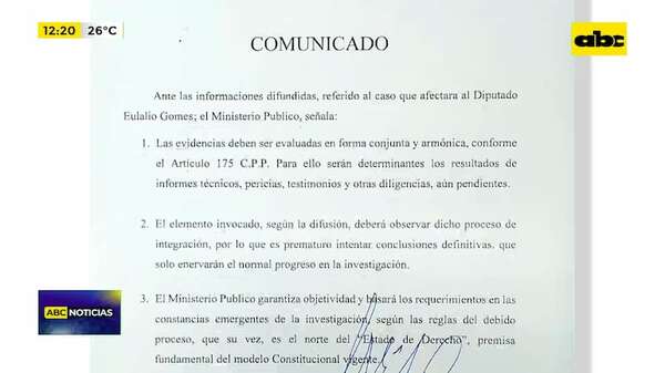 Caso Lalo Gomes: fiscal pide prudencia y comandante dice que FOPE “no tenía detalles” del operativo - ABC Noticias - ABC Color