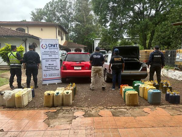 INCAUTAN COMBUSTIBLE DE CONTRABANDO EN ENCARNACIÓN - Itapúa Noticias