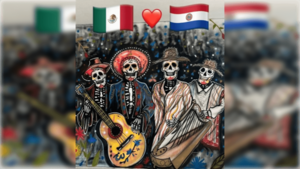 Echan a influencer mexicano de su taquería por pintar mural del Día de Muertos