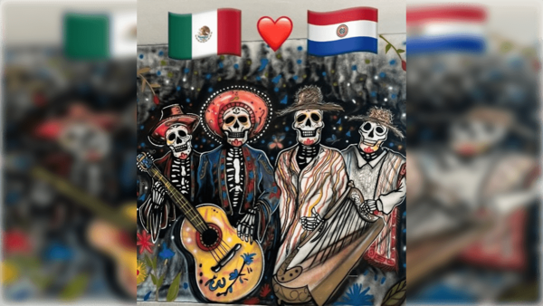 Echan a influencer mexicano de su taquería por pintar mural del Día de Muertos