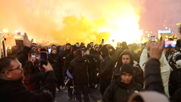 Repudio global a las agresiones antisemitas de grupos propalestinos contra los aficionados israelíes del Maccabi Tel Aviv en Ámsterdam - ADN Digital