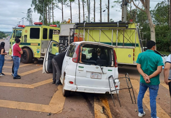Violento accidente en Tebicuary