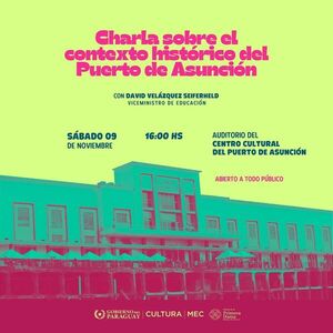 Presentan charla sobre la importancia histórica del Puerto de Asunción - 1000 Noticias