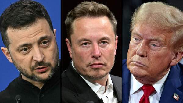 Elon Musk participó en llamada entre Trump y Zelenski, indicó un alto cargo ucraniano
