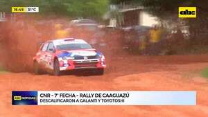 ABC Motor: descalifican a dupla Galanti-Toyotoshi del Rally de Caaguazú - ABC Noticias - ABC Color