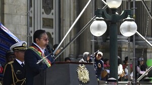 Luis Arce critica a Evo Morales por el "acto vandálico" de sus parlamentarios en el Legislativo