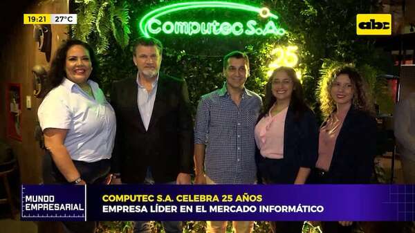 Computec S.A. celebra 25 años siendo líder en el mercado informático - Mundo empresarial - ABC Color