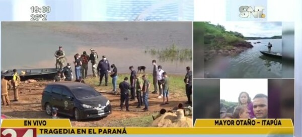 Hallaron el cuerpo del padre y de 3 pequeñas en el río Paraná - SNT