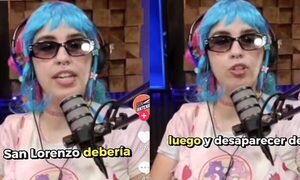 ¿Una bomba sobre San Lorenzo? Es lo que sugirió esta instagramer y ya se imaginarán cómo reaccionaron los sanlorenzanos