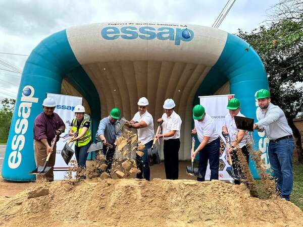 San Ber: Essap inicia obras para la renovación de 9.000 metros de tubería - Nacionales - ABC Color
