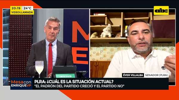Continúan las diferencias dentro del PLRA: “necesitamos sentarnos a dialogar”, dice senador - Mesa de Periodistas - ABC Color
