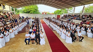 Fundación Santa Librada supera 3.000 casamientos comunitarios
