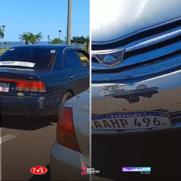 ACCIDENTE EN LA ZONA DE COSTANERA: DOS VEHÍCULOS INVOLUCRADOS EN COLISIÓN EN INTERSECCIÓN DE MARISCAL LÓPEZ Y REPÚBLICA DEL PARAGUAY - TVS
