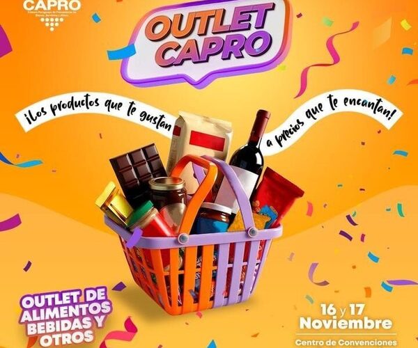 Grandes descuentos en bebidas, alimentos y más, en el gran Outlet CAPRO