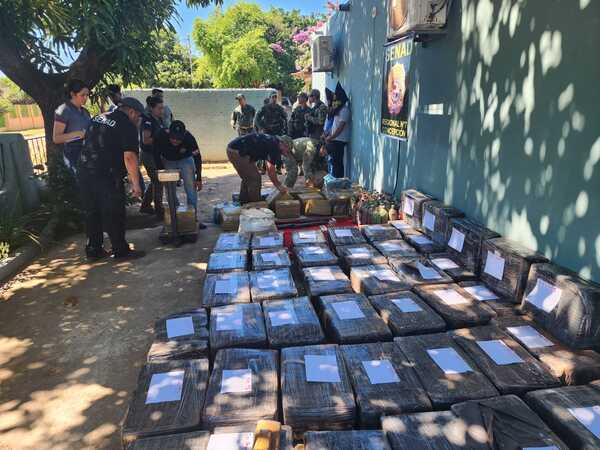 Incautan 1.650 kilos de marihuana en Puentesiño durante operativos de la SENAD