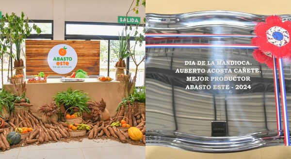 Abasto Este premia a productor de mandioca por su día - La Clave