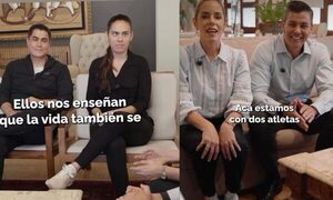 Los atletas paralímpicos, Melissa y Víctor, compartieron su historia con Santi y Leti