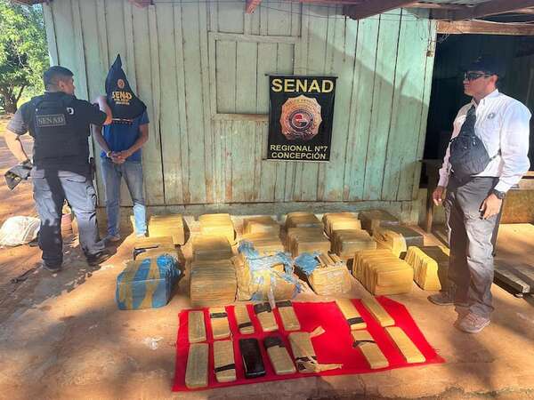 Puentesiño: detienen a dos hombres e incautan 1.650 kilos de marihuana - Policiales - ABC Color