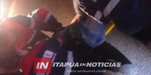 CHOQUE ENTRE MOTOCICLISTAS DEJÓ DOS HERIDOS EN ENCARNACIÓN  - Itapúa Noticias