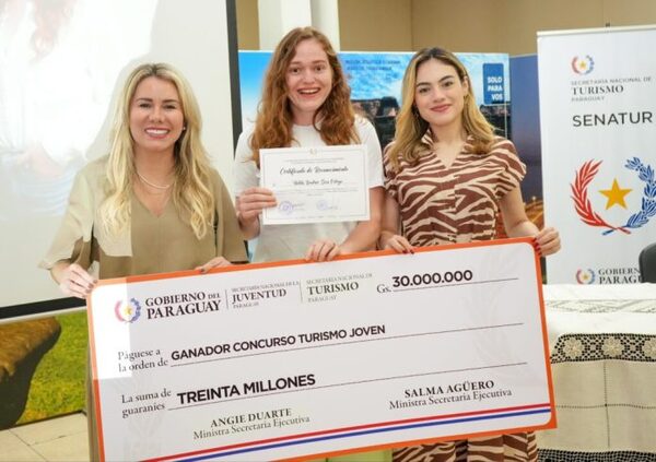 Senatur y Juventud premiaron a ganadores del concurso «Turismo Joven y Creativo»