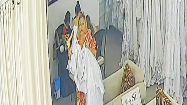 Una doña robó un vestido de novia que ya tenía dueña