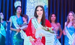 ¡Mi país, mi país! ¡Esta belleza paraguaya ganó una corona internacional!
