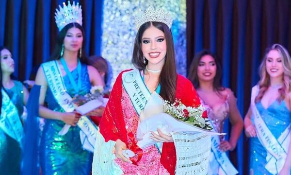 ¡Mi país, mi país! ¡Esta belleza paraguaya ganó una corona internacional!